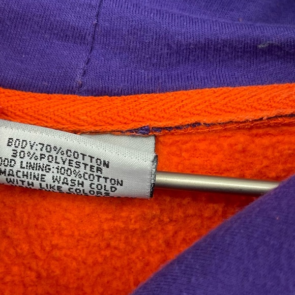 Clemson Tigers Hoodie Size Large - Picture 4 of 6